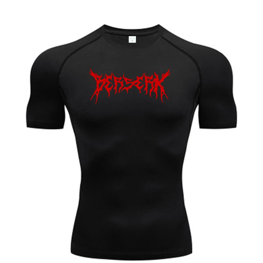 Berserk Compression Shirt, Quick Drying and Breathable, S-3XL