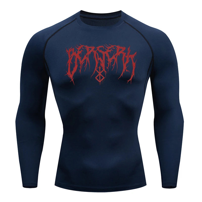 Berserk Compression Shirt, Quick Drying and Breathable, S-3XL