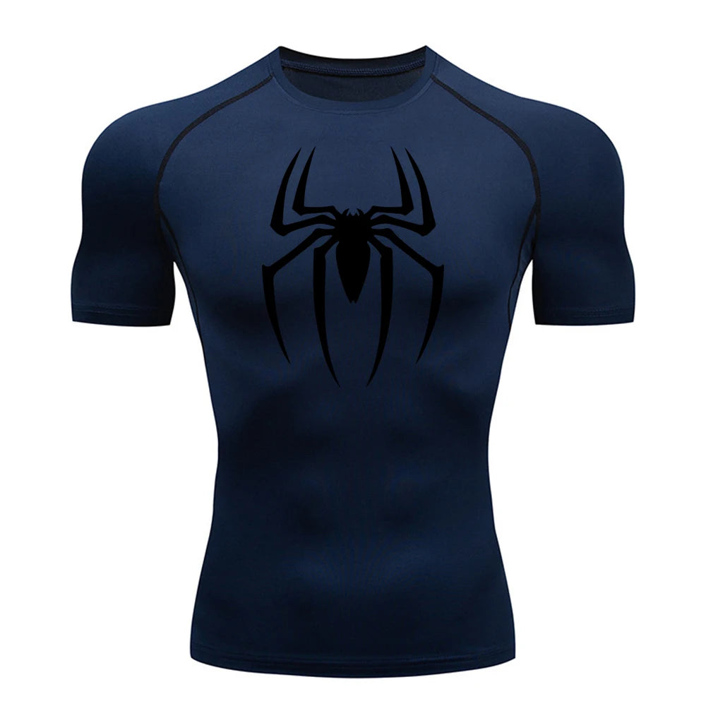 Spiderman Compression Shirt (Old Design), Quick Drying and Breathable, S-3XL