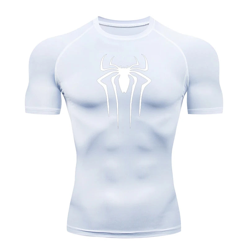 Spiderman Compression Shirt (New Design), Quick Drying and Breathable, S-3XL