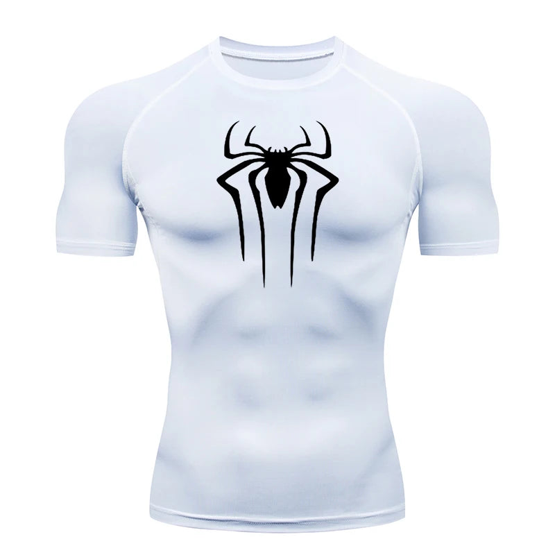 Spiderman Compression Shirt (New Design), Quick Drying and Breathable, S-3XL