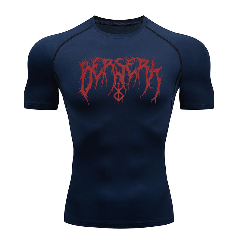 Berserk Compression Shirt, Quick Drying and Breathable, S-3XL