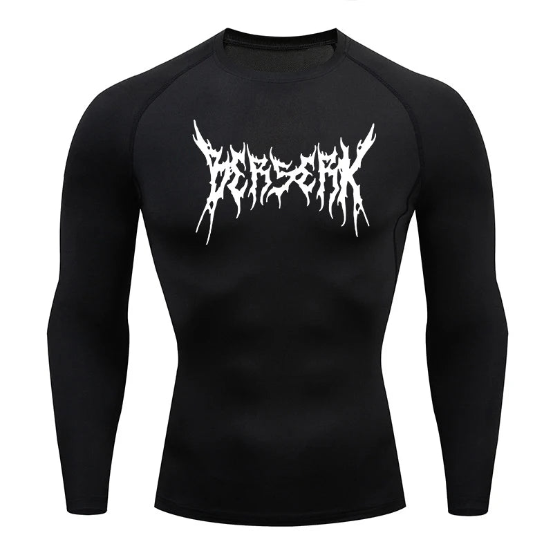 Berserk Compression Shirt, Quick Drying and Breathable, S-3XL