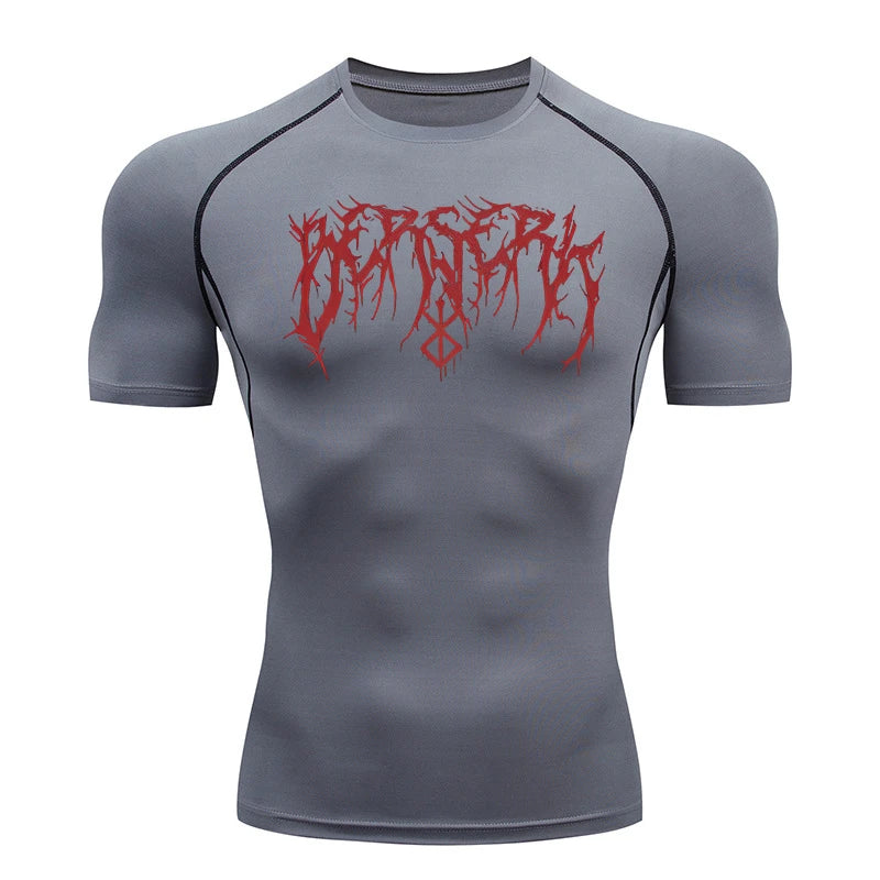 Berserk Compression Shirt, Quick Drying and Breathable, S-3XL