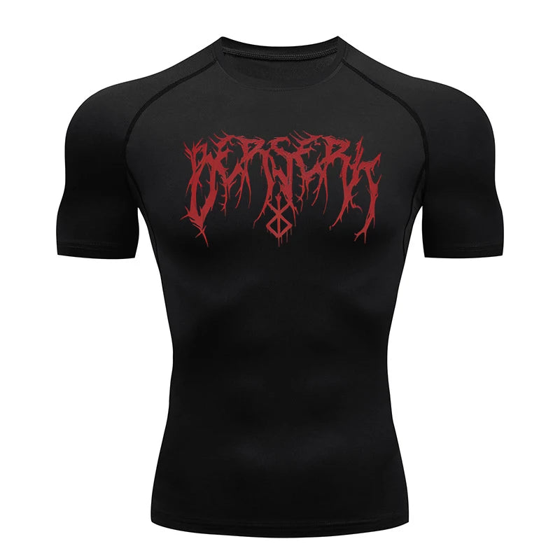 Berserk Compression Shirt, Quick Drying and Breathable, S-3XL