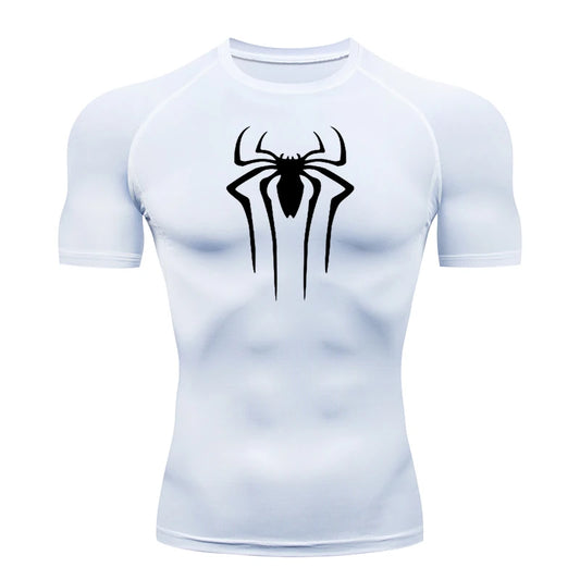 Spiderman Compression Shirt (New Design), Quick Drying and Breathable, S-3XL