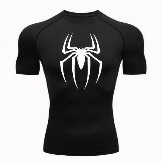 Spiderman Compression Shirt (Old Design), Quick Drying and Breathable, S-3XL
